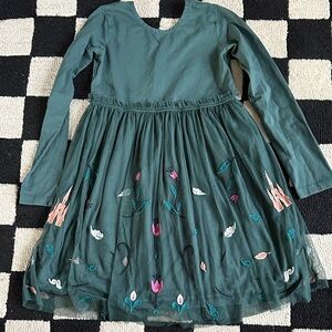 Hanna Andersson X Disney Green Princess Tulle Dress | 140 (10)